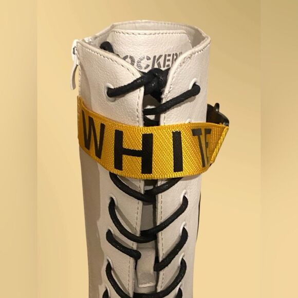 Dockers | Dockers white lace up snow boots NWOB size women’s US 7.5 - Picture 9 of 14